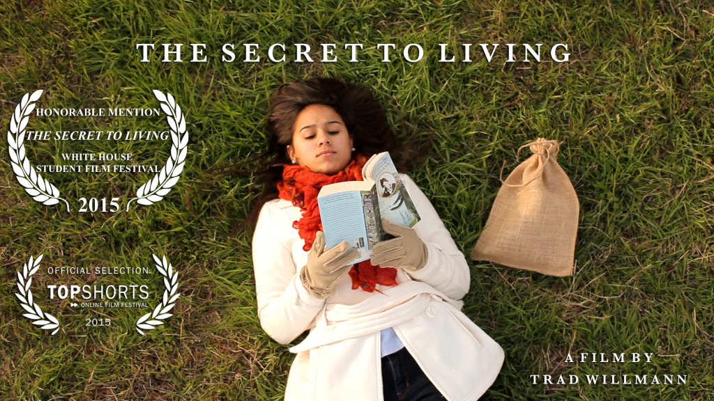 The Secret to Living Poster